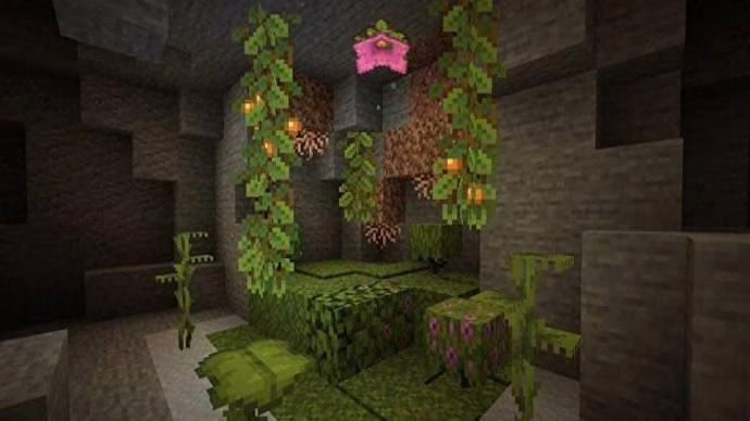 Minecraftのツツジの木とツツジのブロック-どこで見つけて何をするか