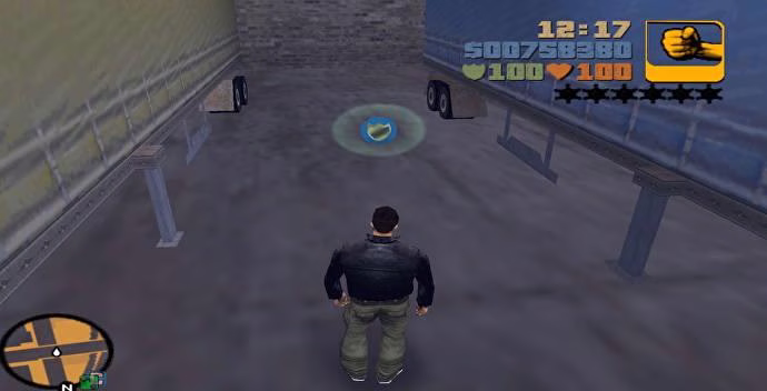 GTA3ボディアーマーガイド-ボディアーマーの入手先と使用方法