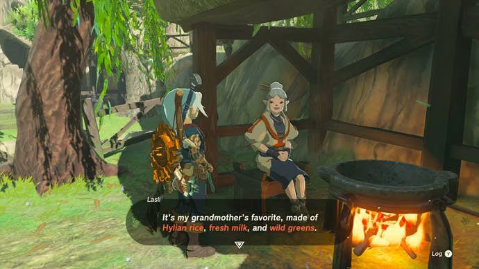 ゼルダの伝説Tears of the Kingdom Gloom-borne Illness quest guide – How to make sunny porridge for the sick Grandma?