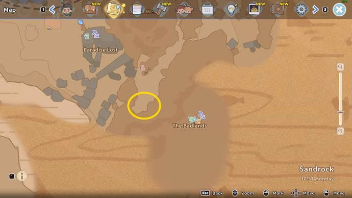 My Time at Sandrock ルタバガの場所と用途