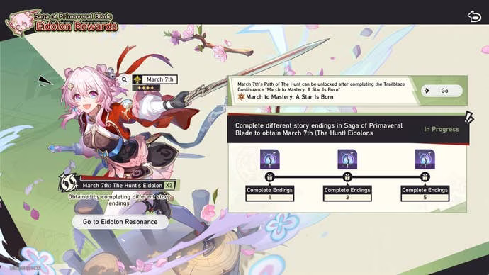 本海スターレール：3月7日の狩りとエイドロンのアンロック方法
